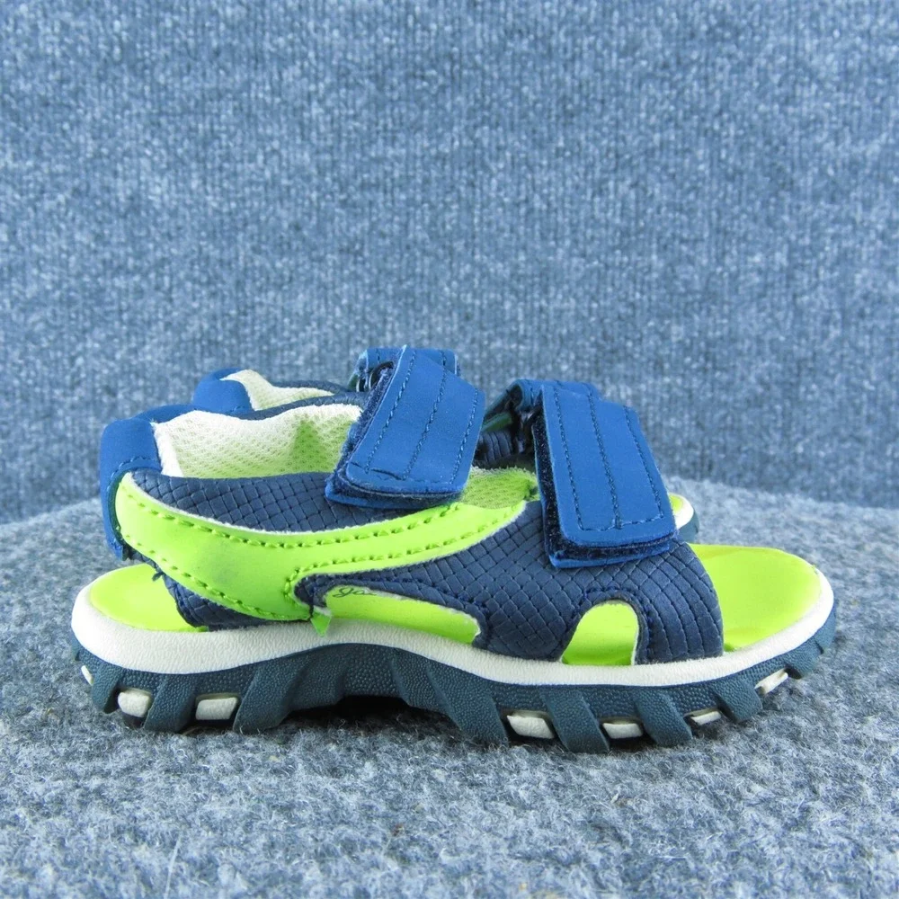 Cat &‎ Jack Boys Gladiator Size T 5 Medium Shoes Blue Synthetic Hook & Loop